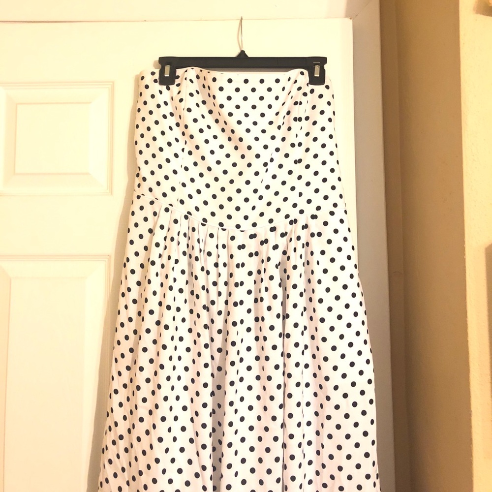 Beautiful Short High/low polka dot dress